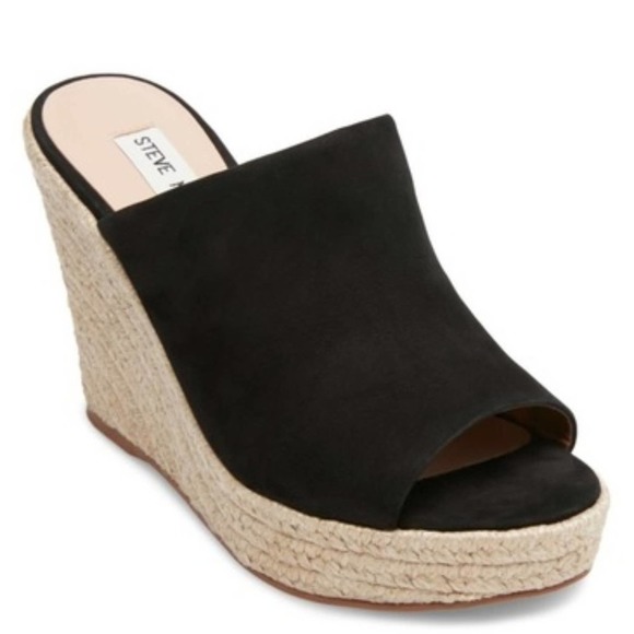 Steve Madden Shoes - STEVE MADDEN Roberta Black Nubuck